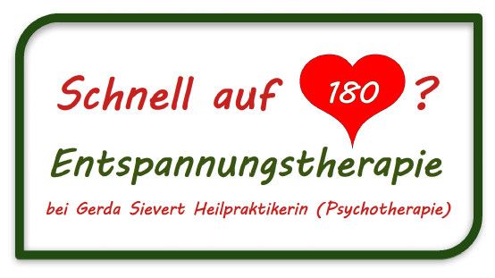 Gerda Sievert Heilpraktikerin (Psychotherapie) Entlastende Gespräche Psychologische Beratung Entspannungstherapie  Burnout Stress Unruhe Wut Panikattacken Sorgen Konflikte Krisen Schlafstörungen hoher Blutdruck Aufregung Herzrasen Konzentrationsstörung Entspannung Spannungsschmerzen Gereiztheit Gelassenheit Belastbarkeit innere Ruhe Verspannungen Zufriedenheit Liebeskummer Prüfungsangst Mobbing Angst Ängste Leistungsdruck Ratingen Lintorf Düsseldorf Essen Duisburg Mülheim an der Ruhr Mettmann Velbert Heiligenhaus Wülfrath Krefeld Meerbusch Neuss